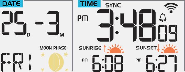 The most accurate time and date GARNI 1055 Arcus