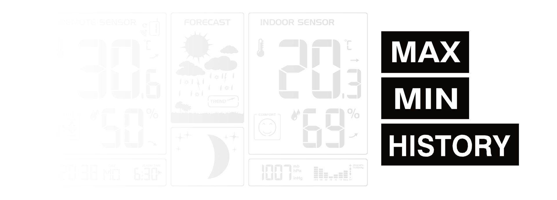 Weather station with memory GARNI 545 Line