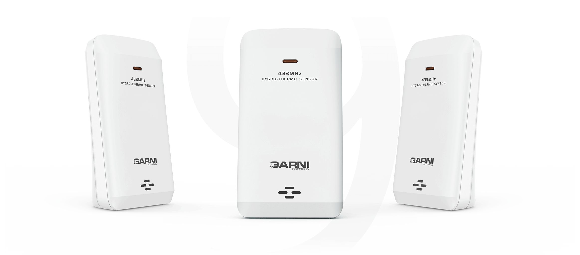 Temperature and relative humidity data from up to 9 locations GARNI 185 Arcus