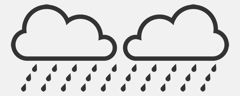 6 animated weather forecast icons GARNI 735