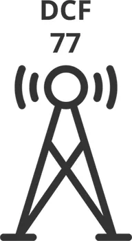 Time and date controlled by the DCF-77 signal GARNI 550 EASY